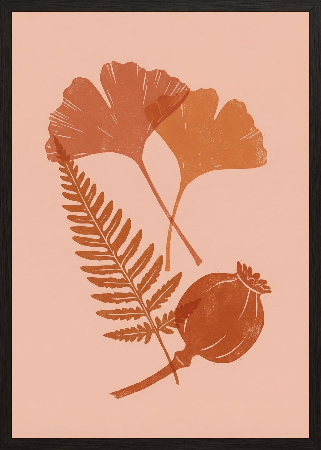 Poster in black frame