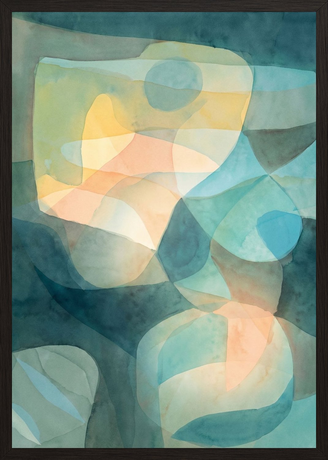 Poster in oak frame