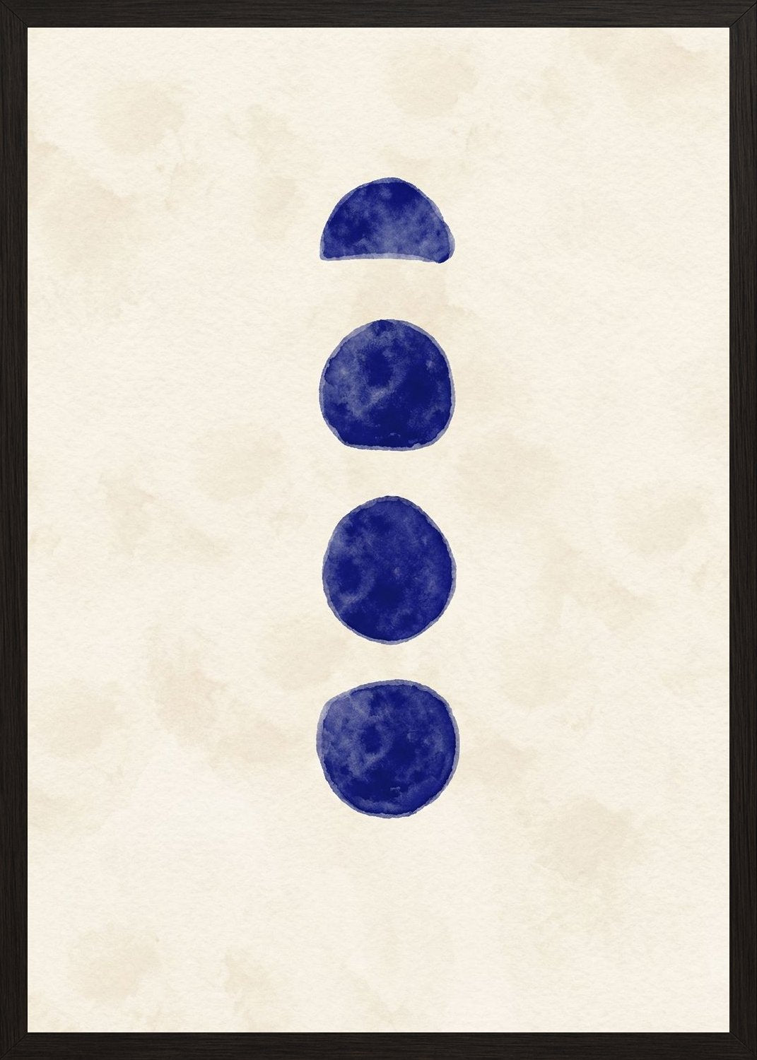 Poster in black frame