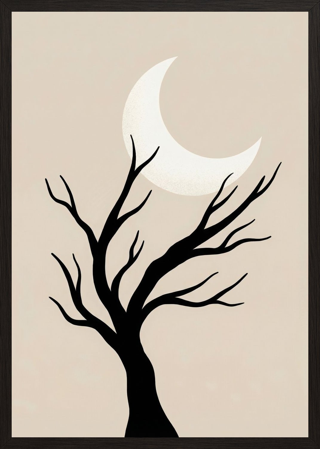 Poster in oak frame