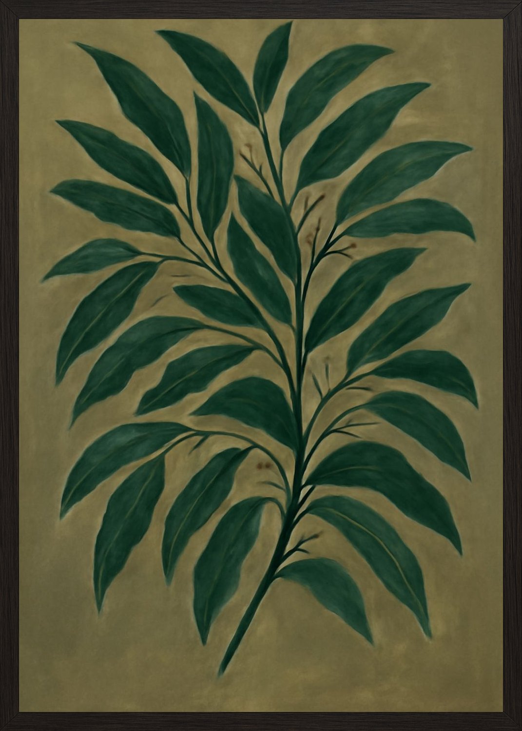 Poster in black frame