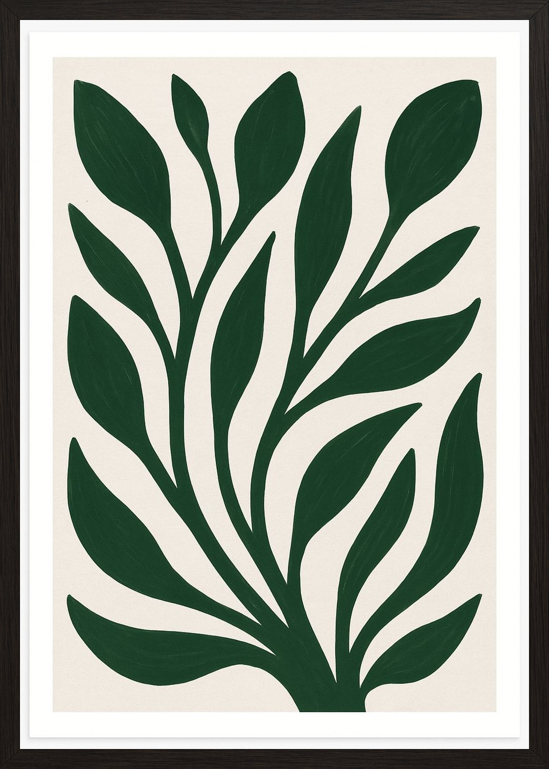 Poster in black frame