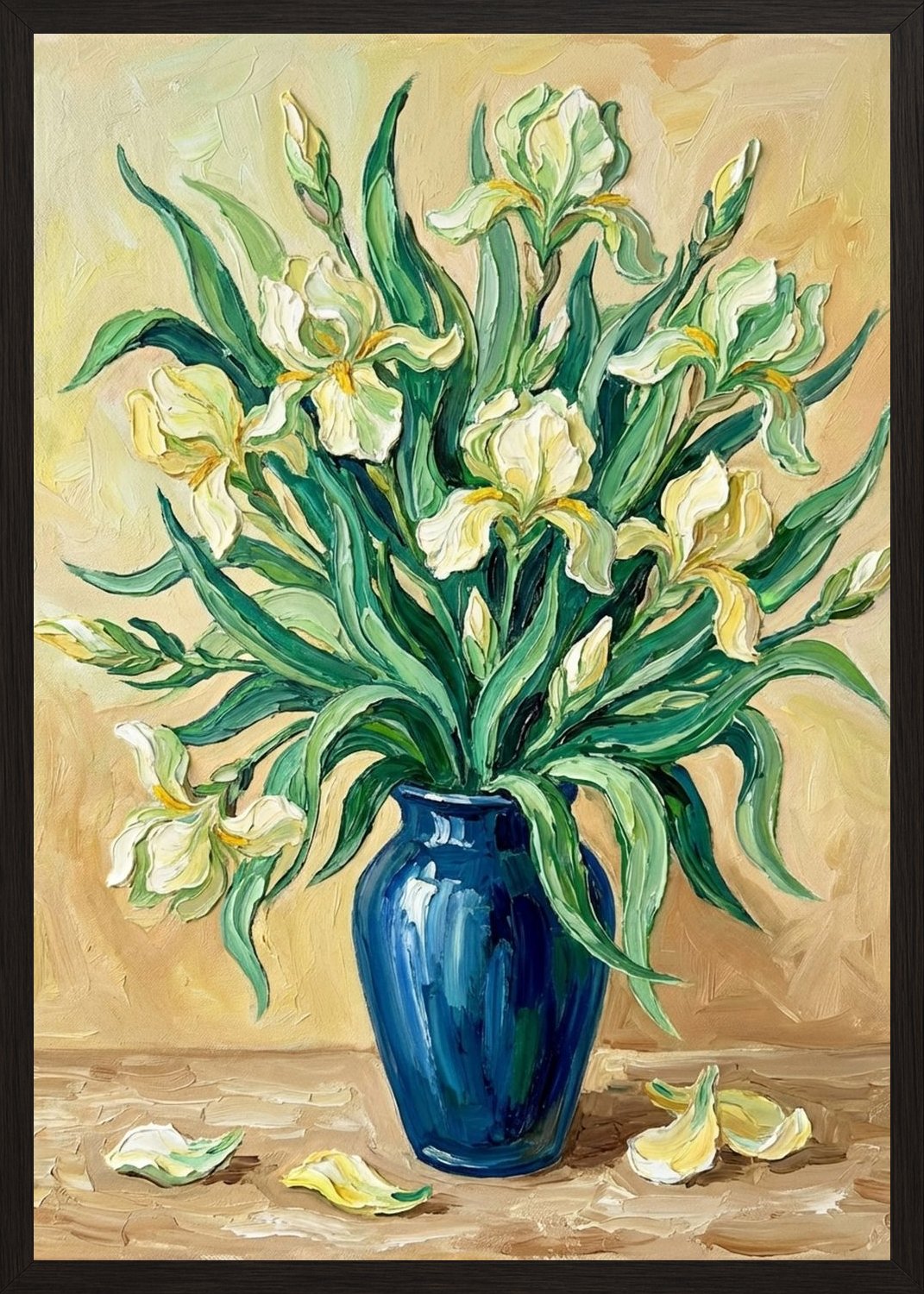 Poster in black frame