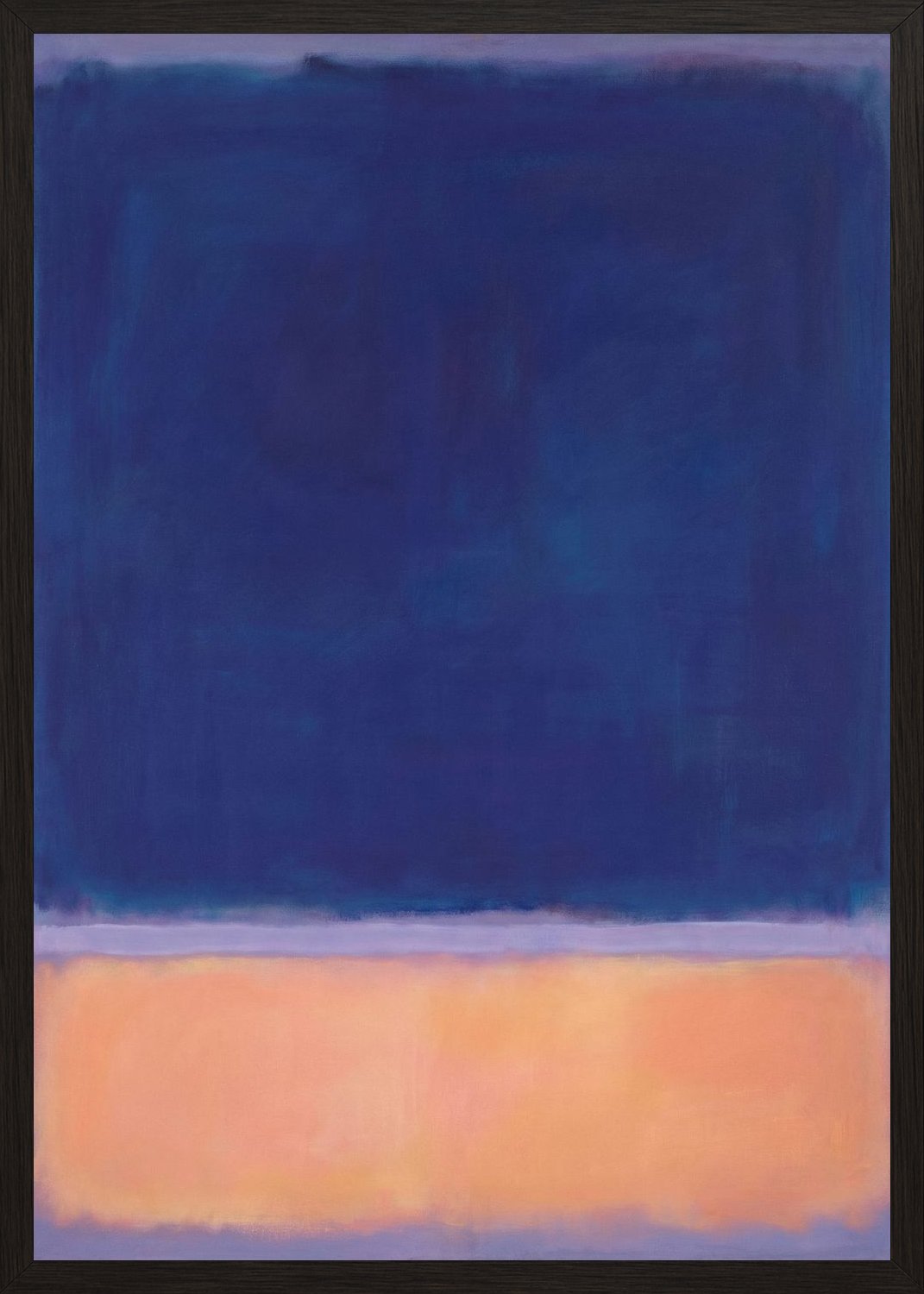 Poster in black frame