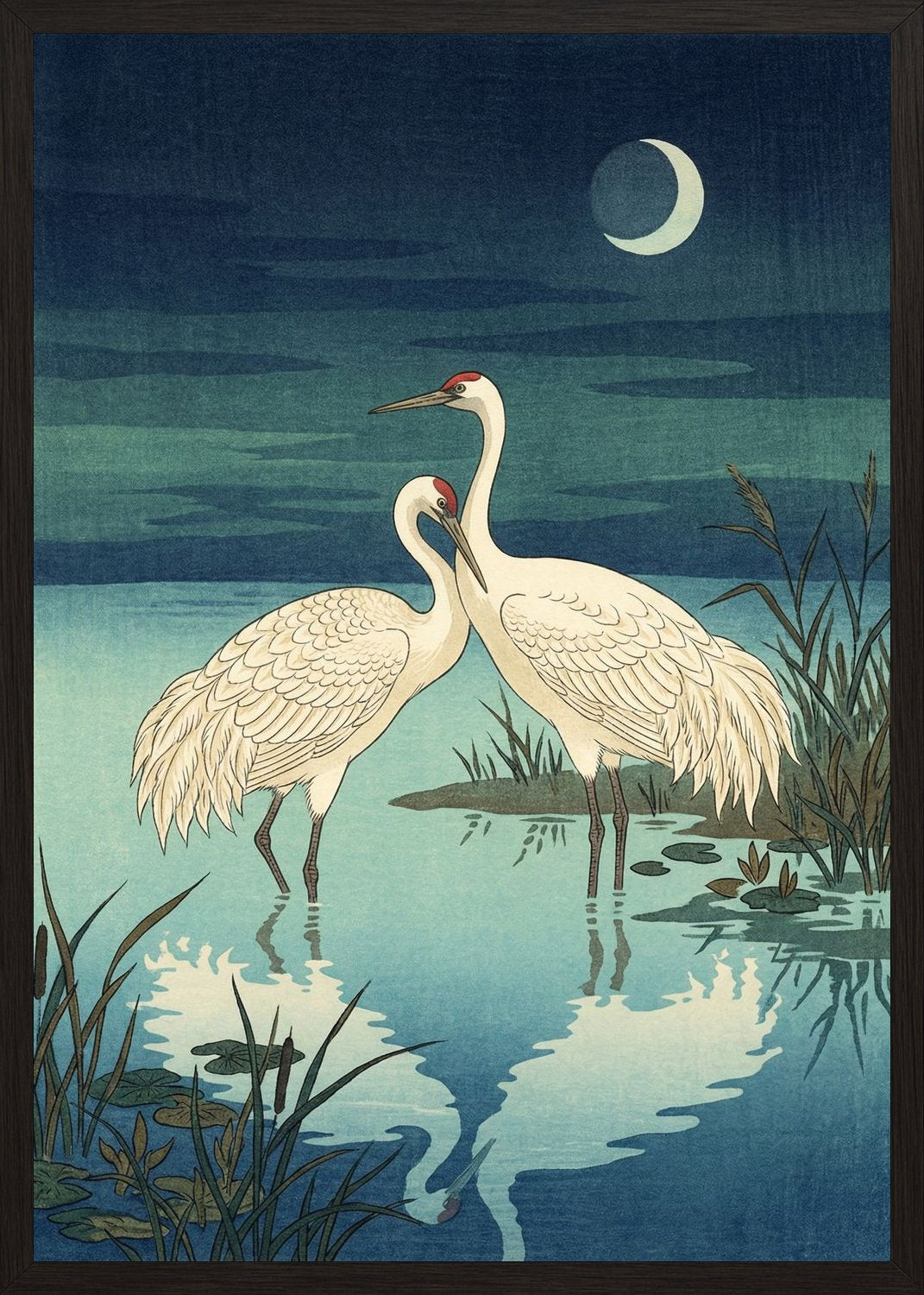 Poster in oak frame