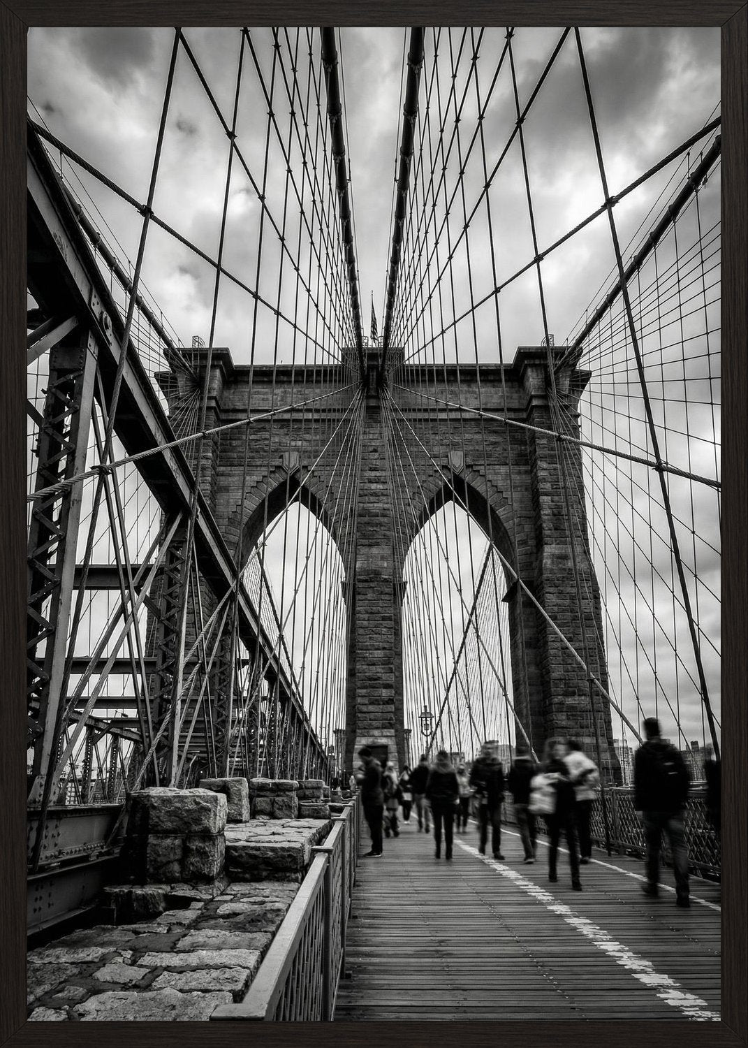 Poster in black frame