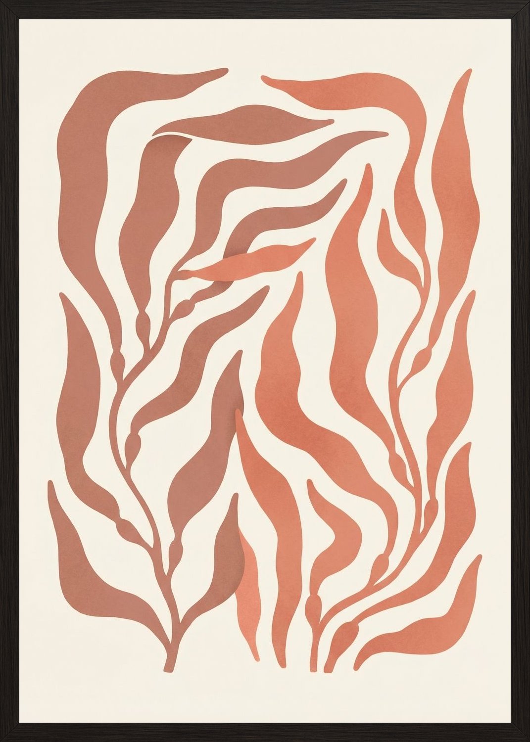 Poster in black frame