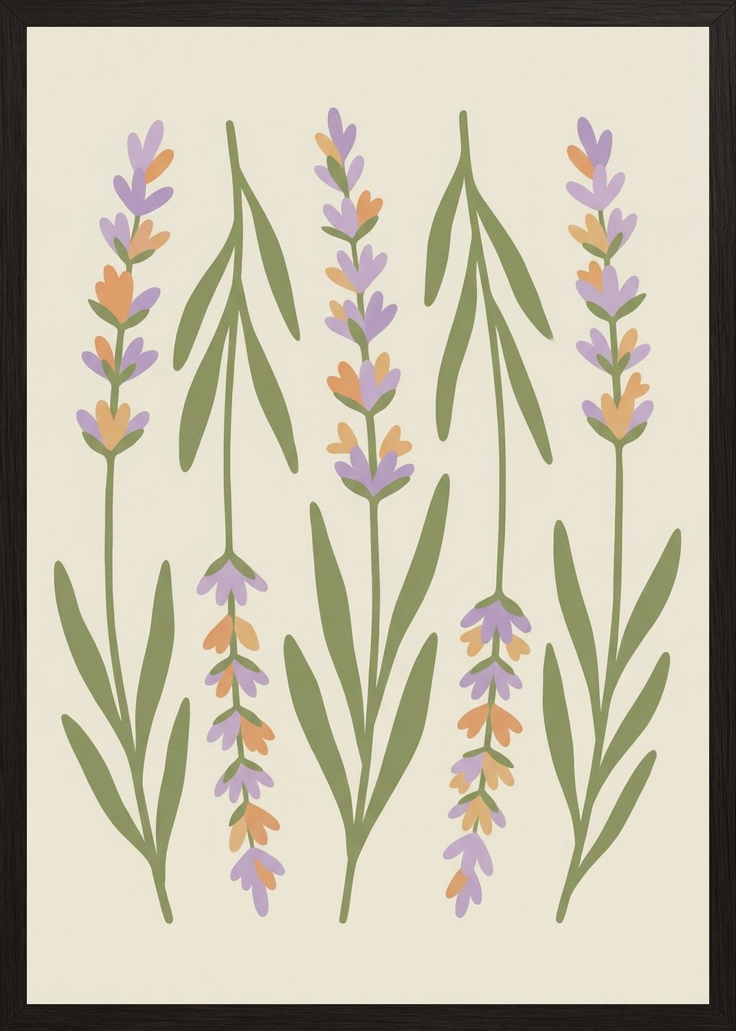 Poster in oak frame