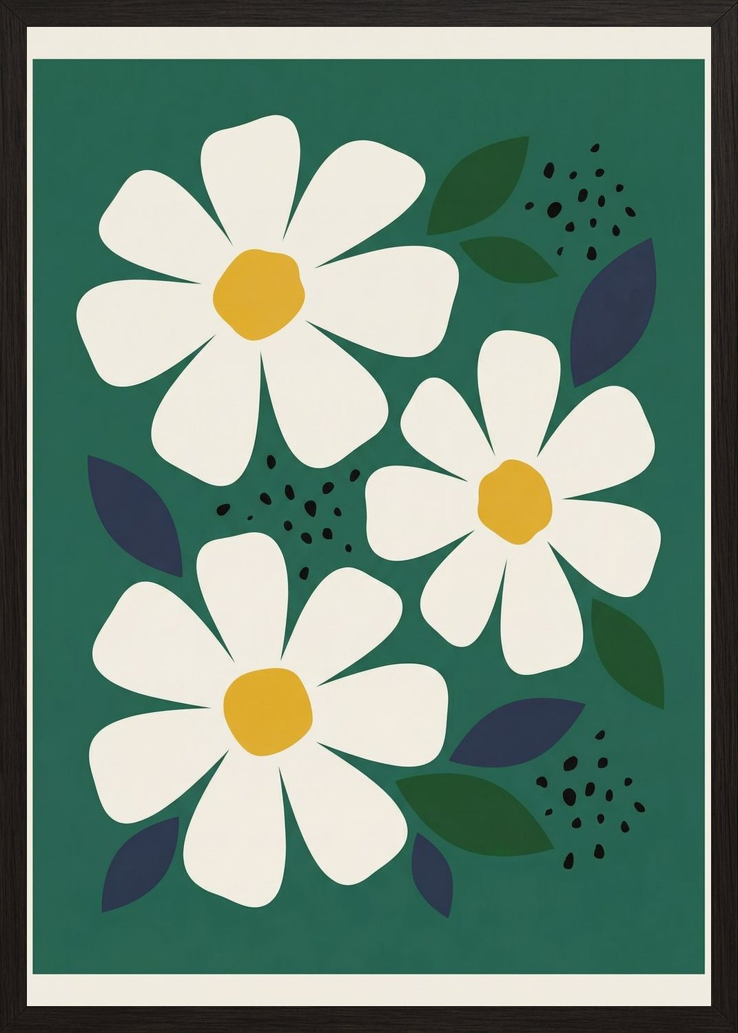 Poster in oak frame