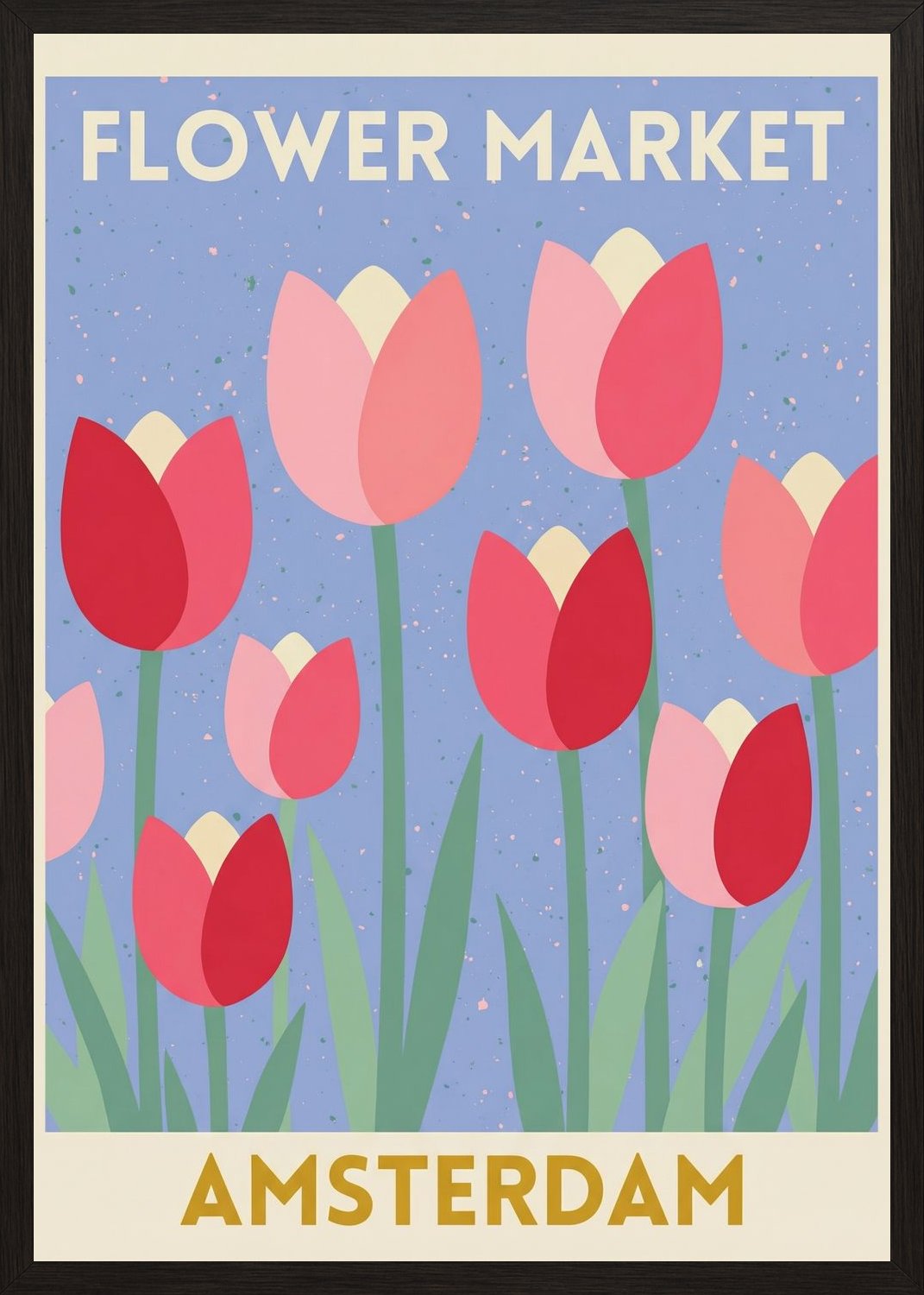 Poster in oak frame