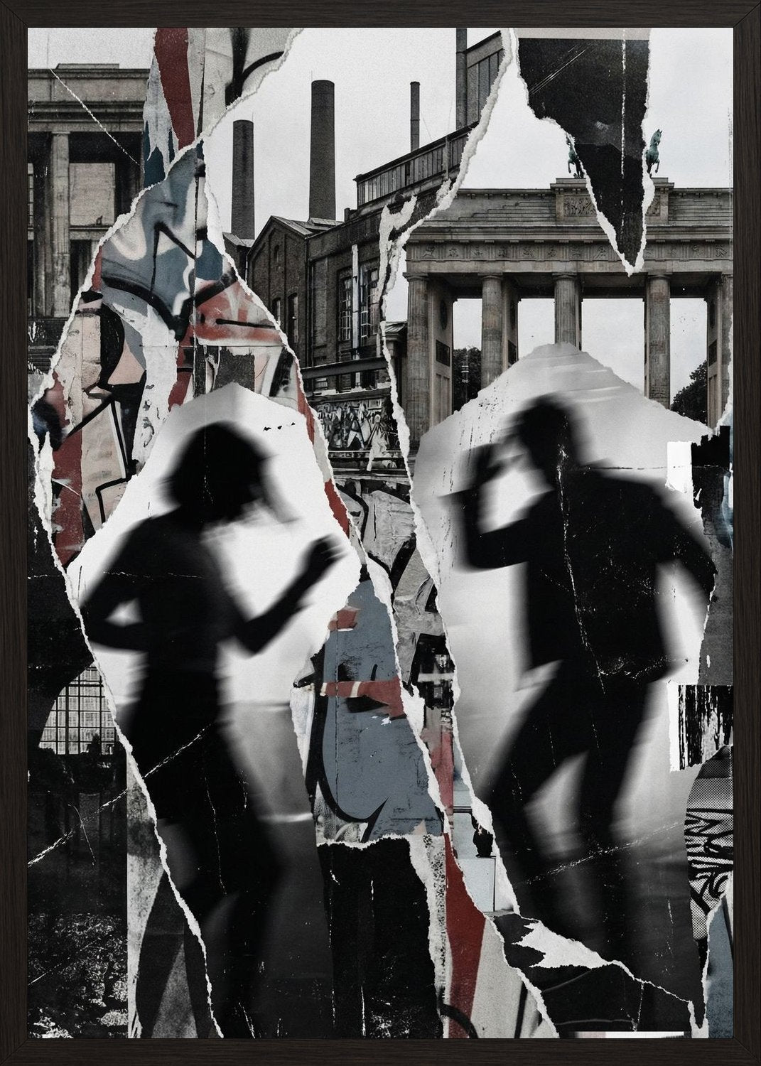 Poster in black frame