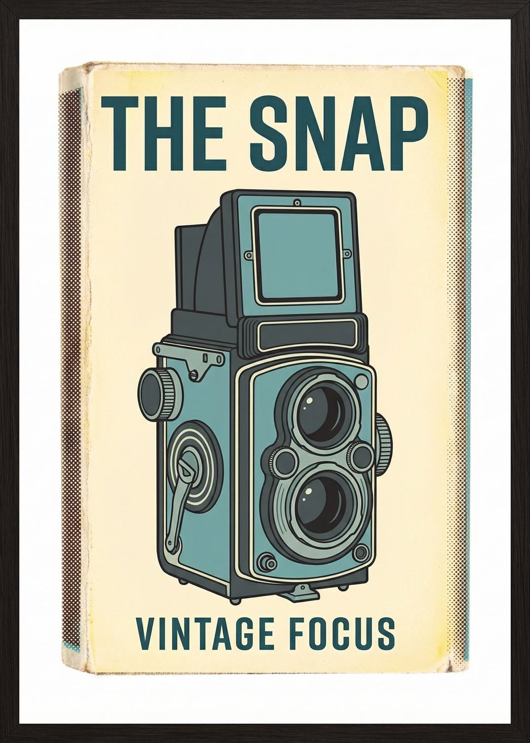 Poster in oak frame