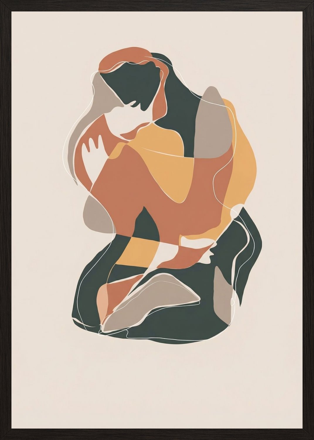 Poster in oak frame