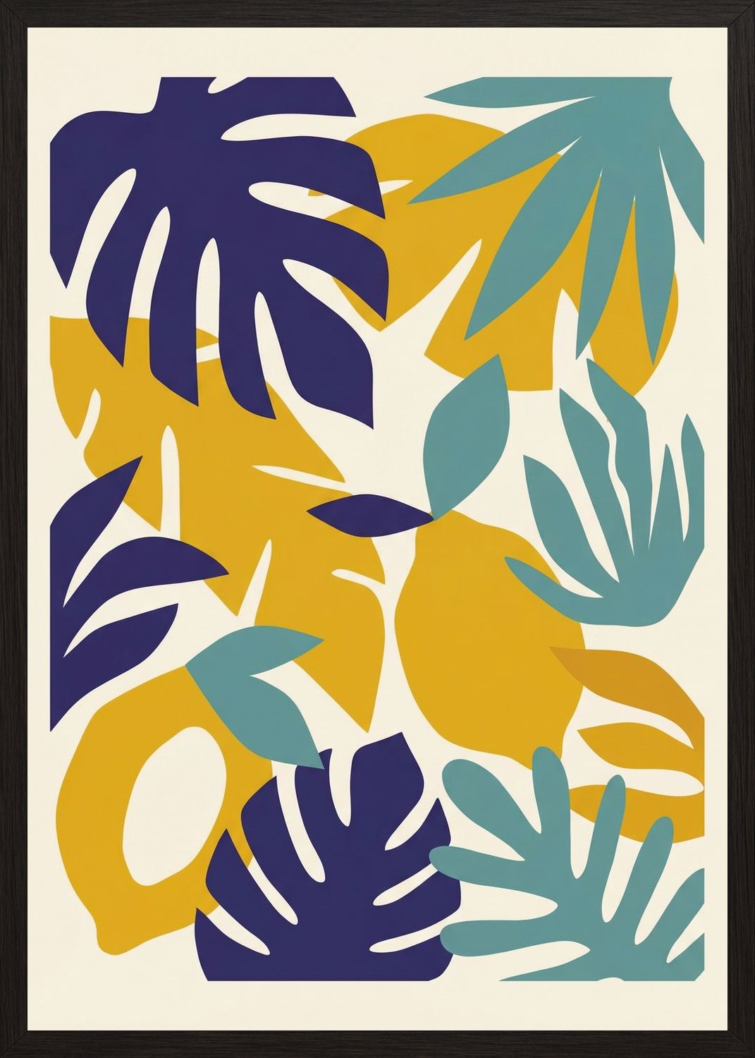 Poster in oak frame