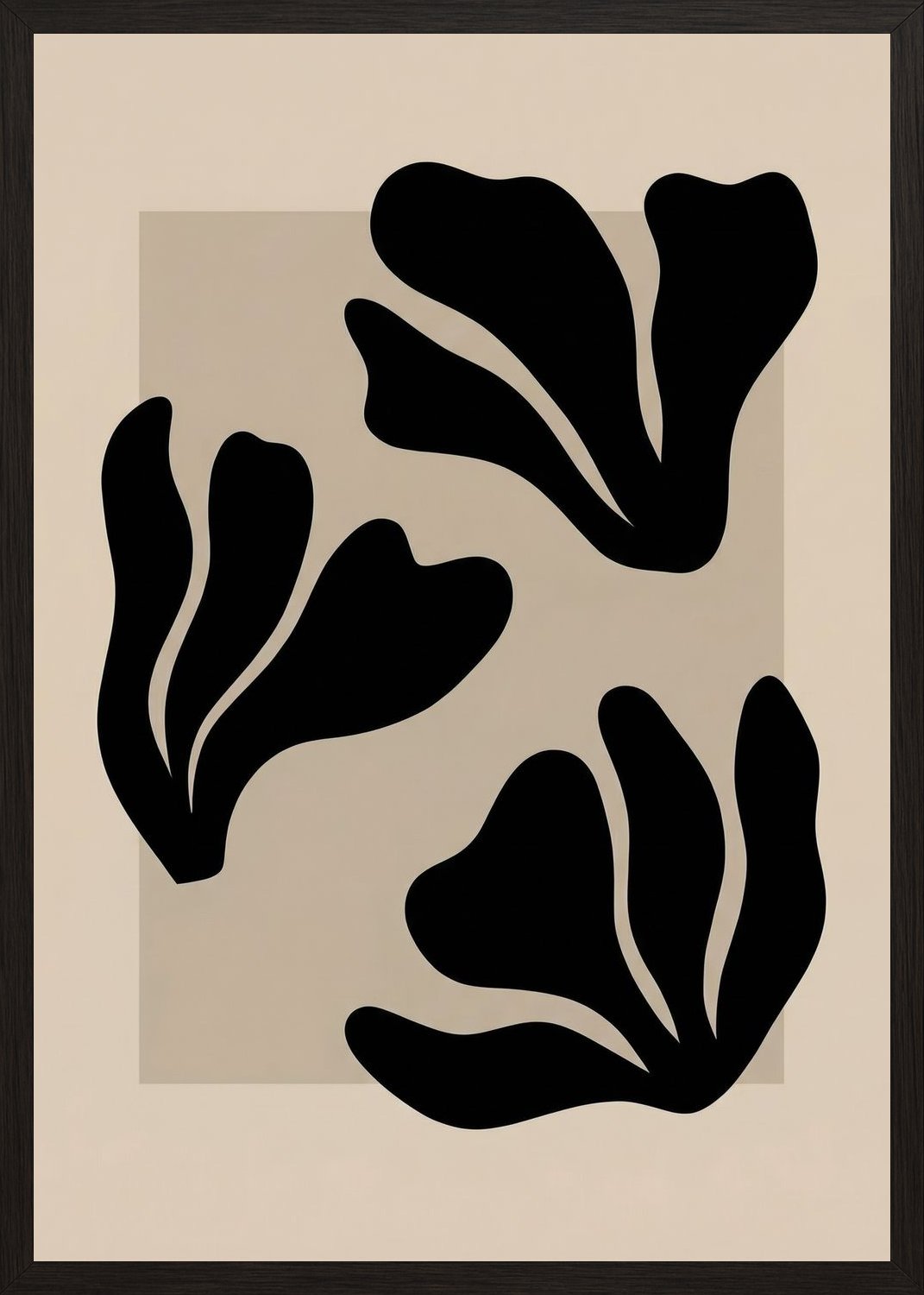 Poster in oak frame