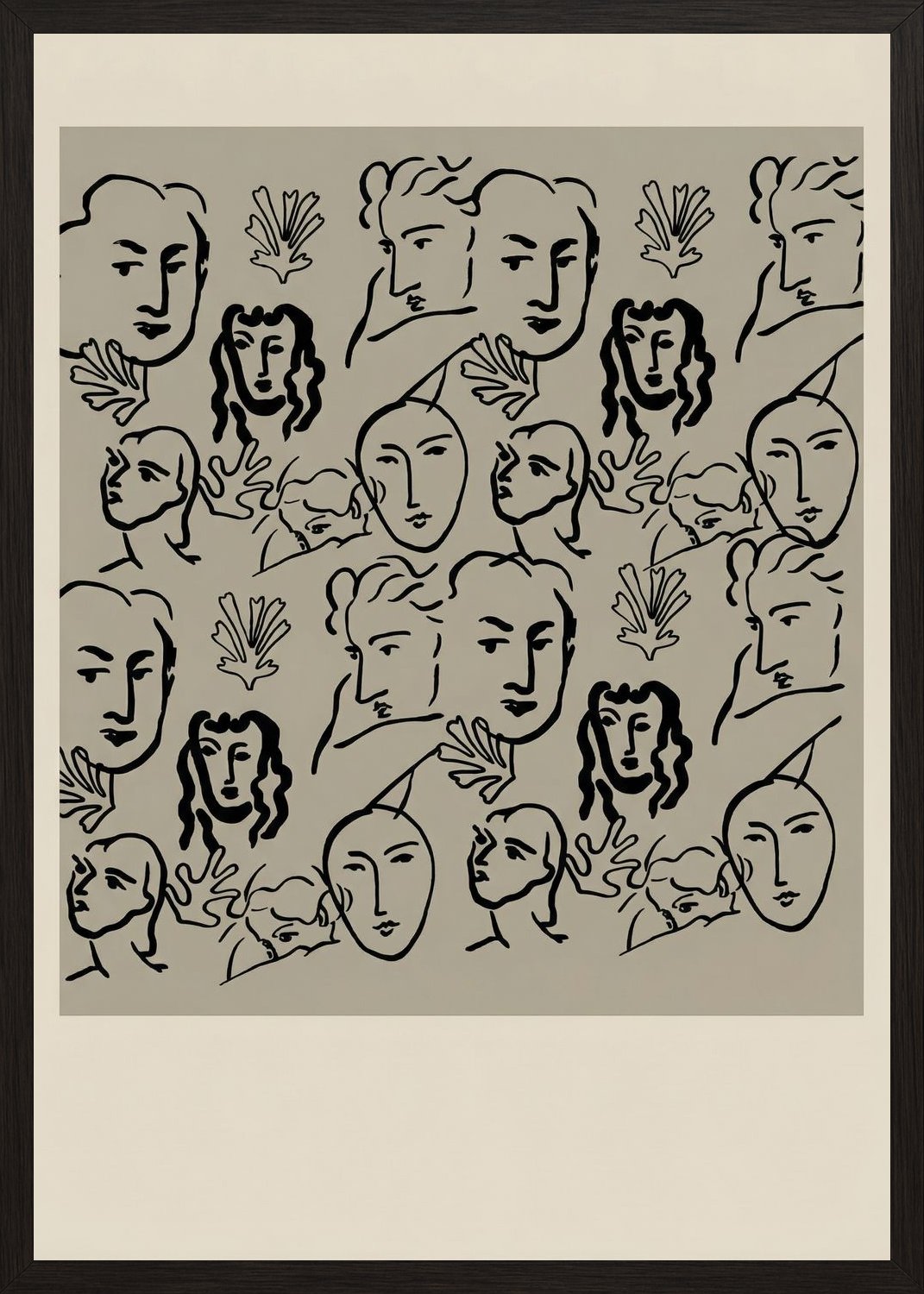 Poster in oak frame
