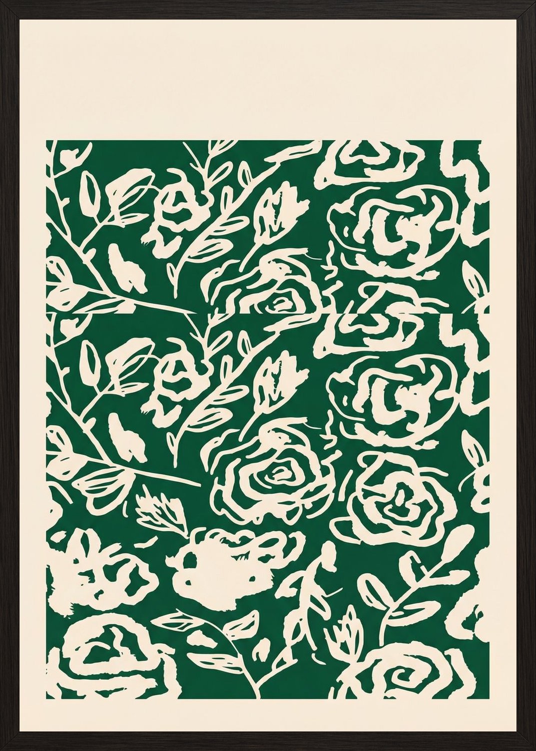 Poster in oak frame