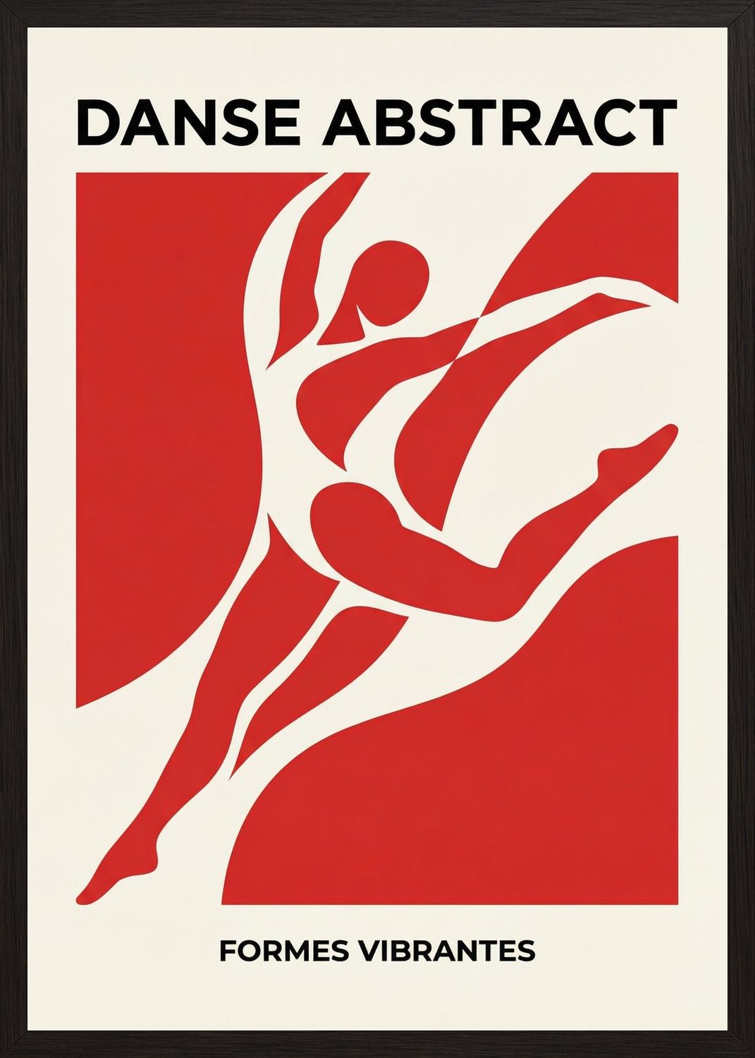 Poster in oak frame