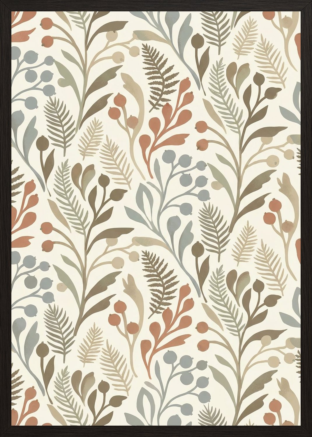 Poster in black frame