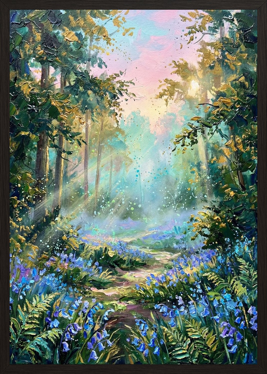 Poster in oak frame