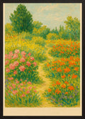 Poster in black frame