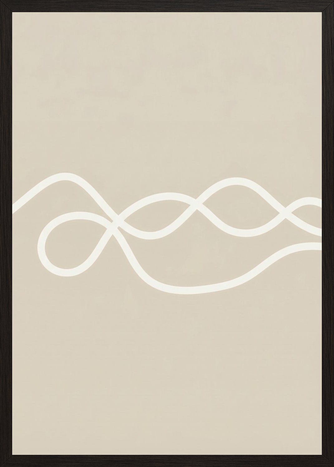 Poster in oak frame