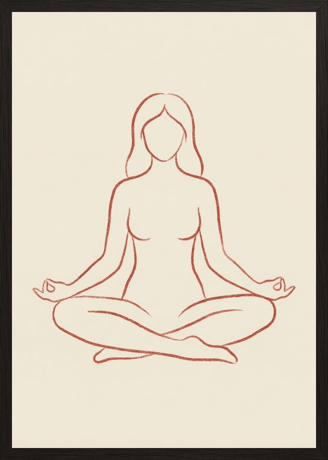 Poster in oak frame