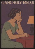 Poster in black frame
