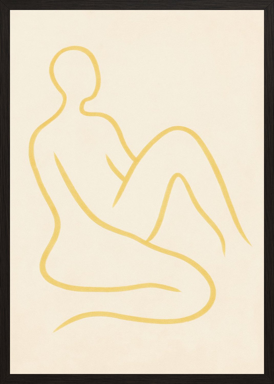 Poster in black frame