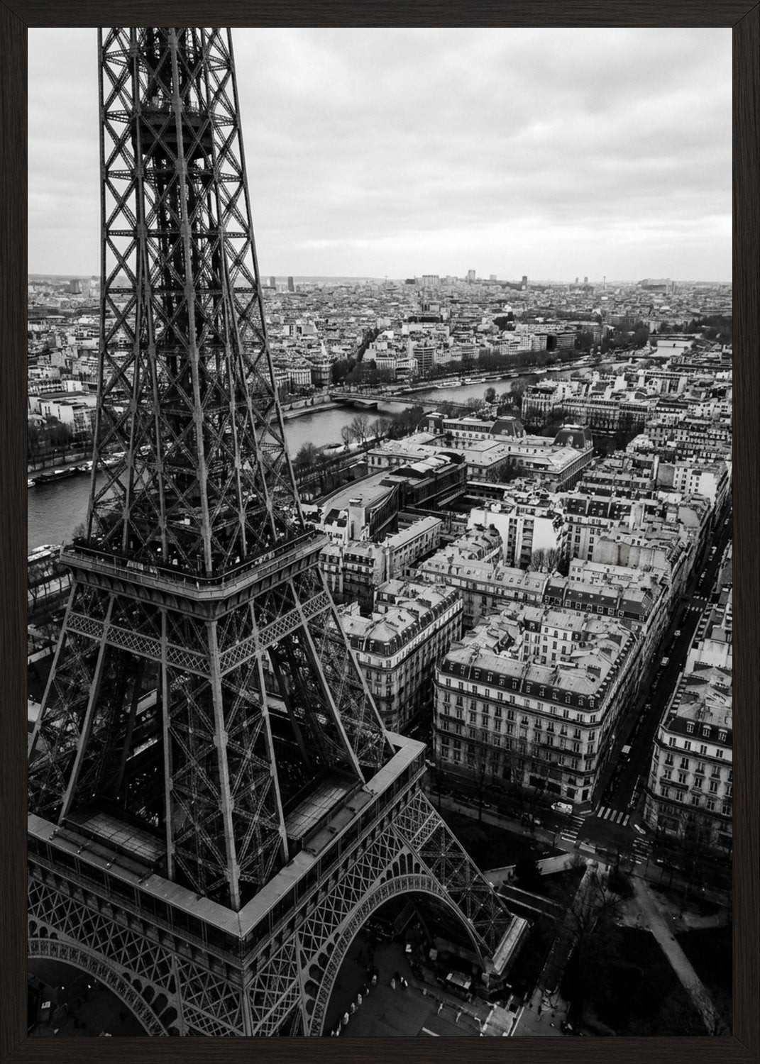 Poster in black frame