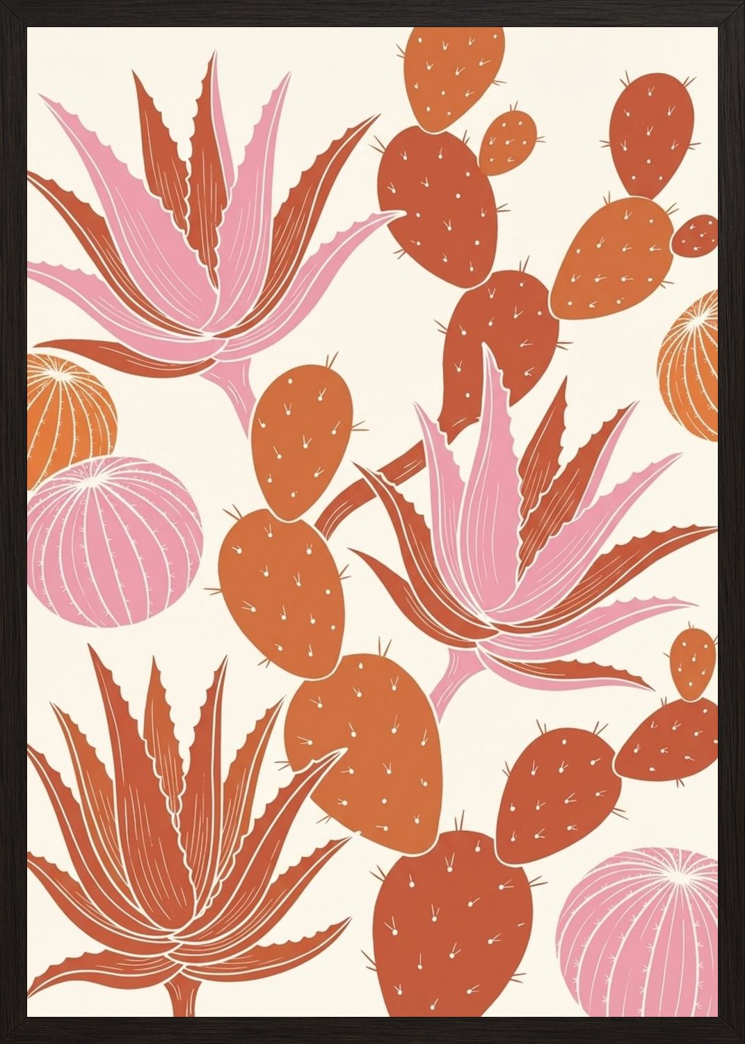 Poster in black frame