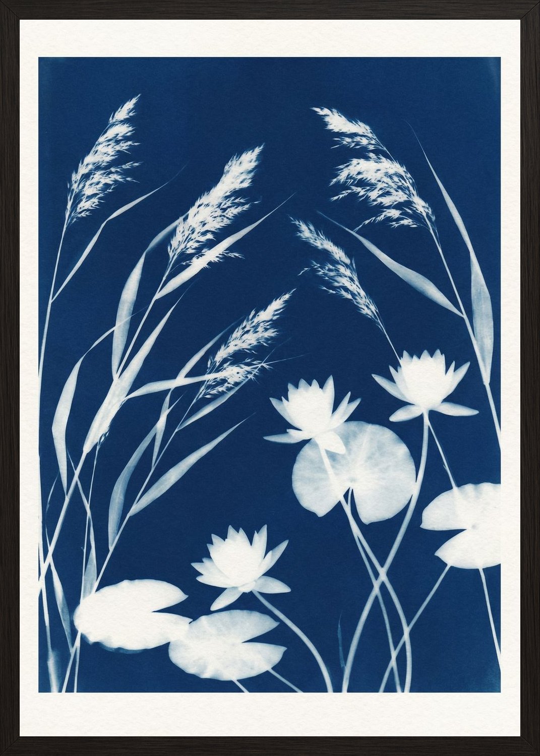 Poster in black frame