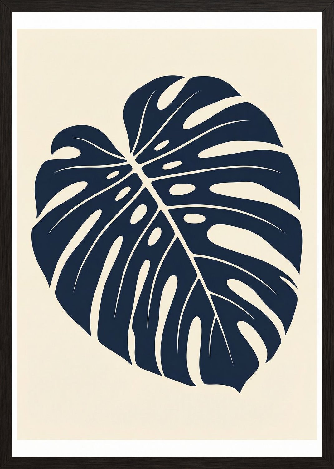 Poster in black frame