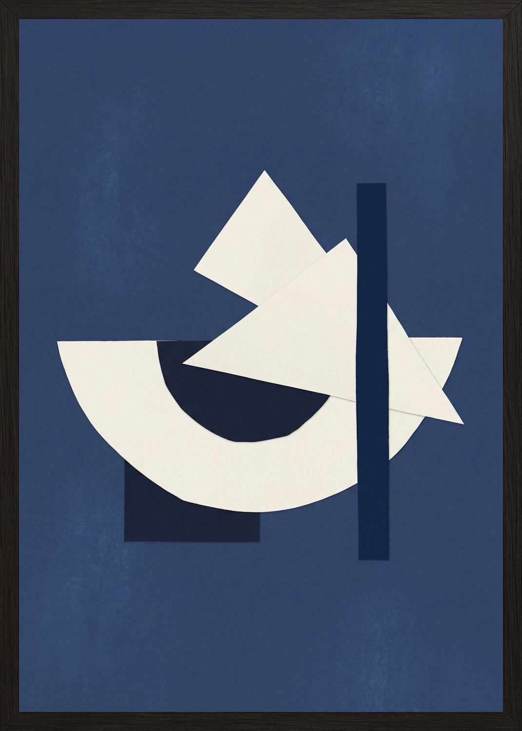 Poster in oak frame