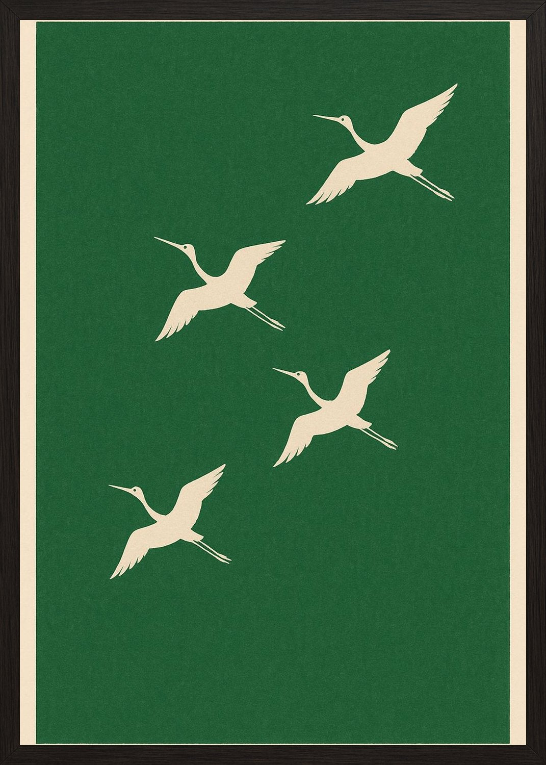 Poster in black frame