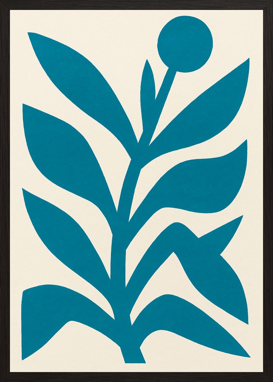 Poster in black frame