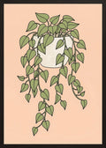 Poster in black frame