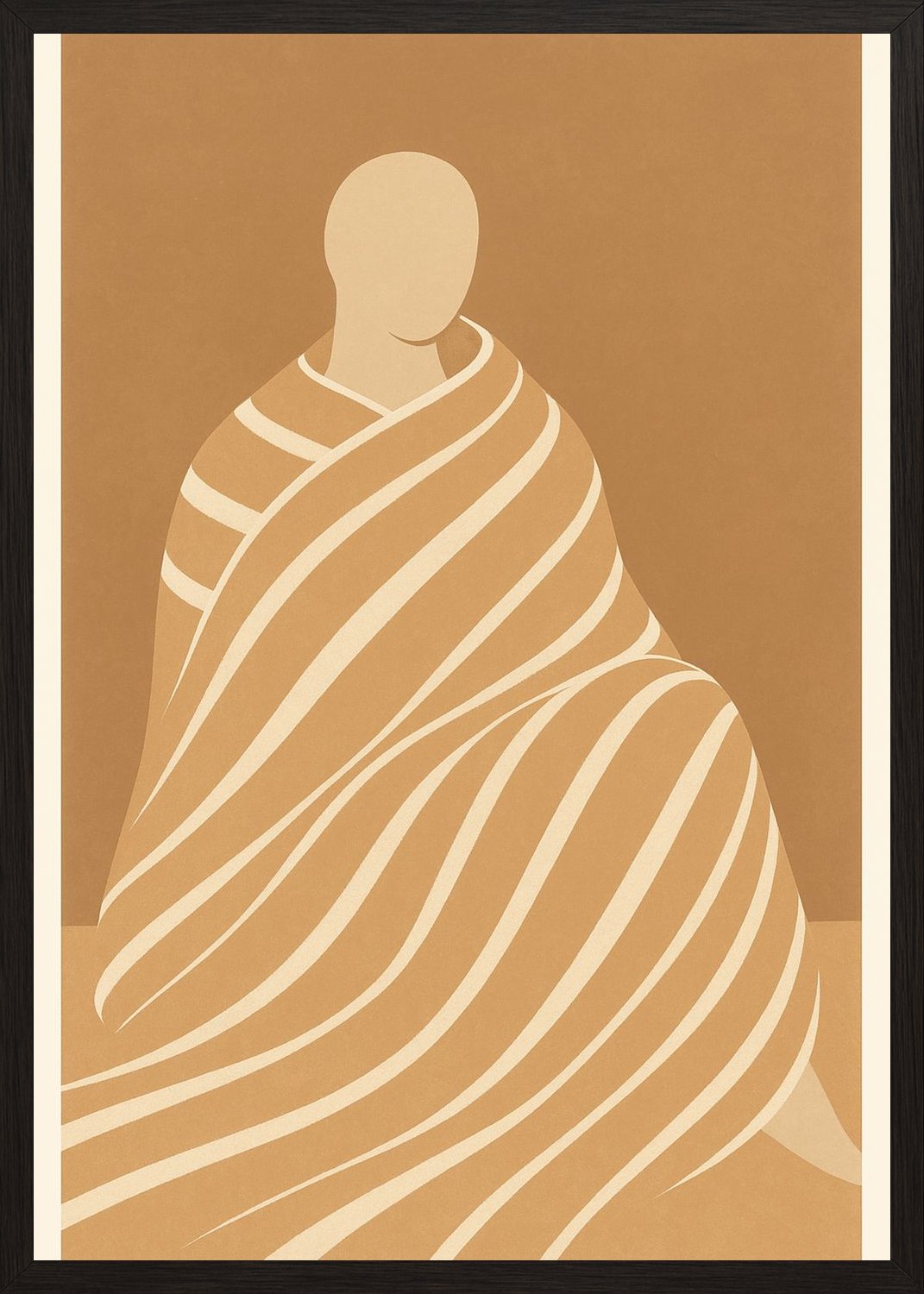 Poster in black frame