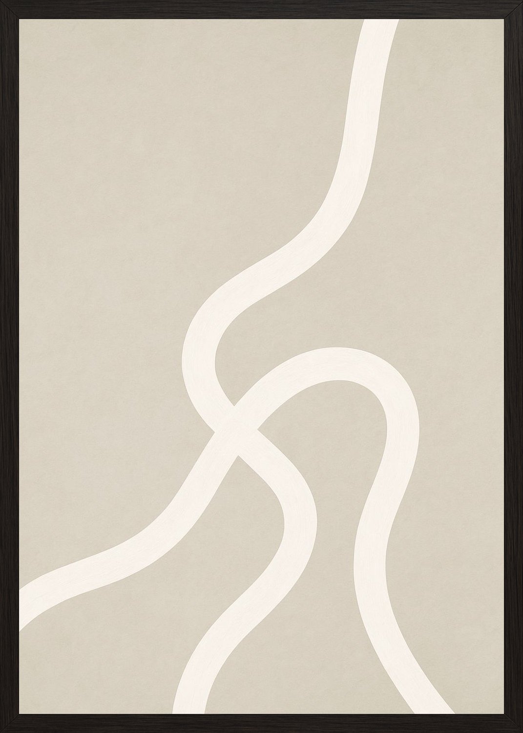 Poster in black frame