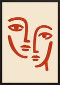 Poster in black frame