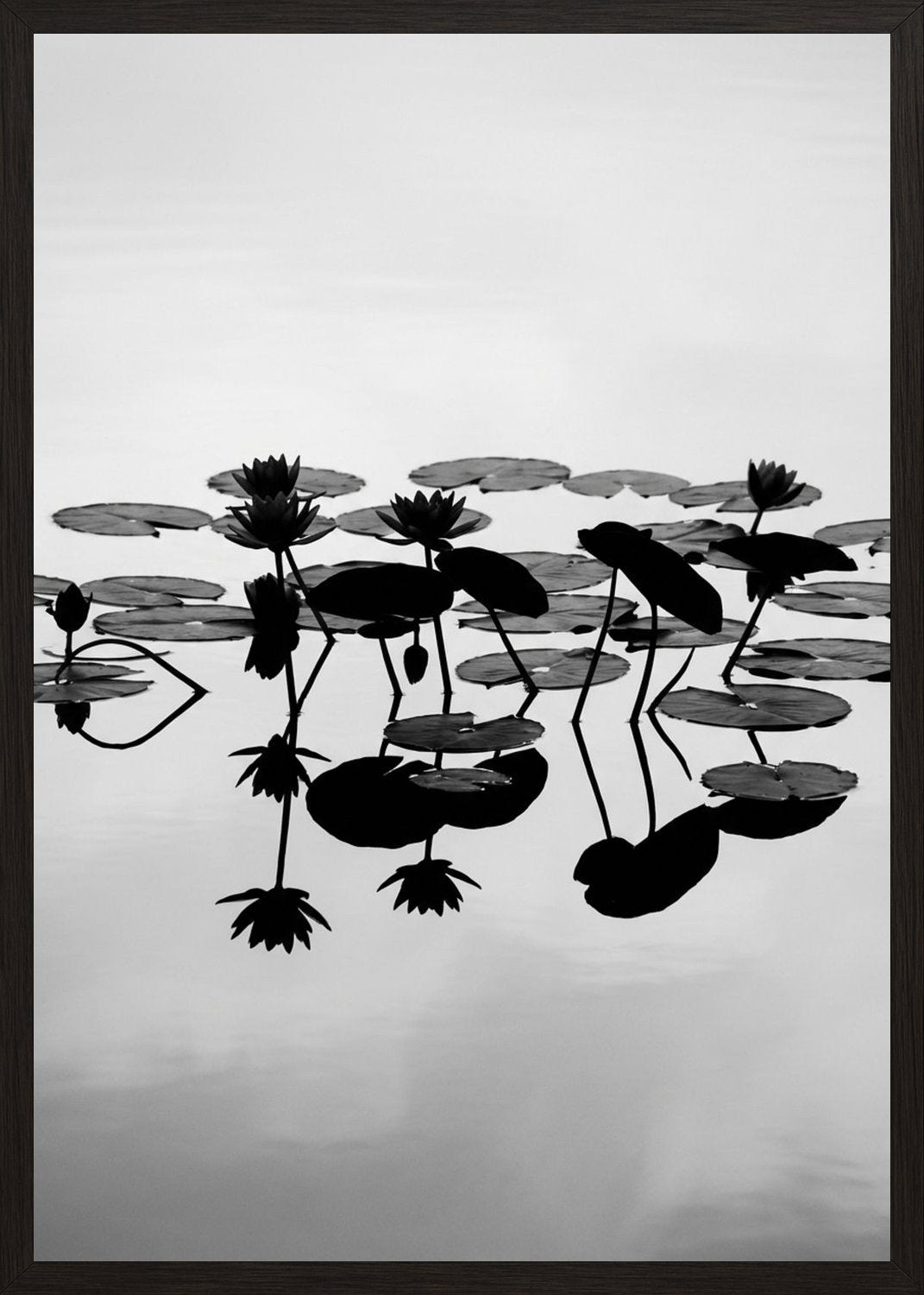 Poster in black frame