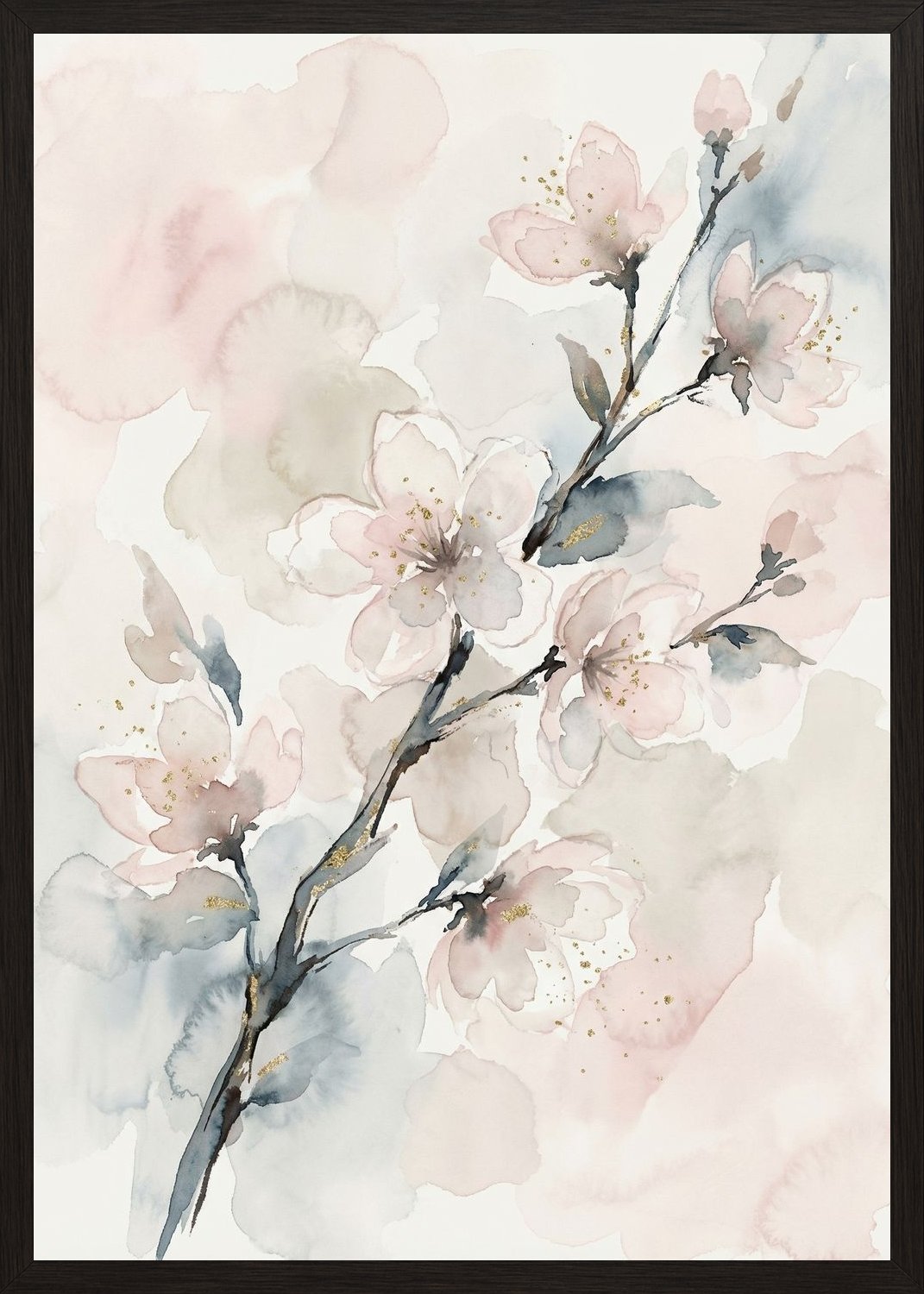 Poster in black frame