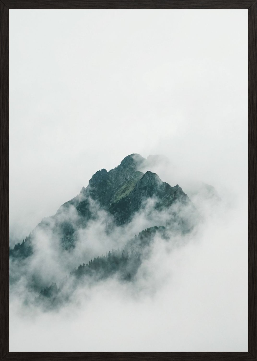 Poster in black frame