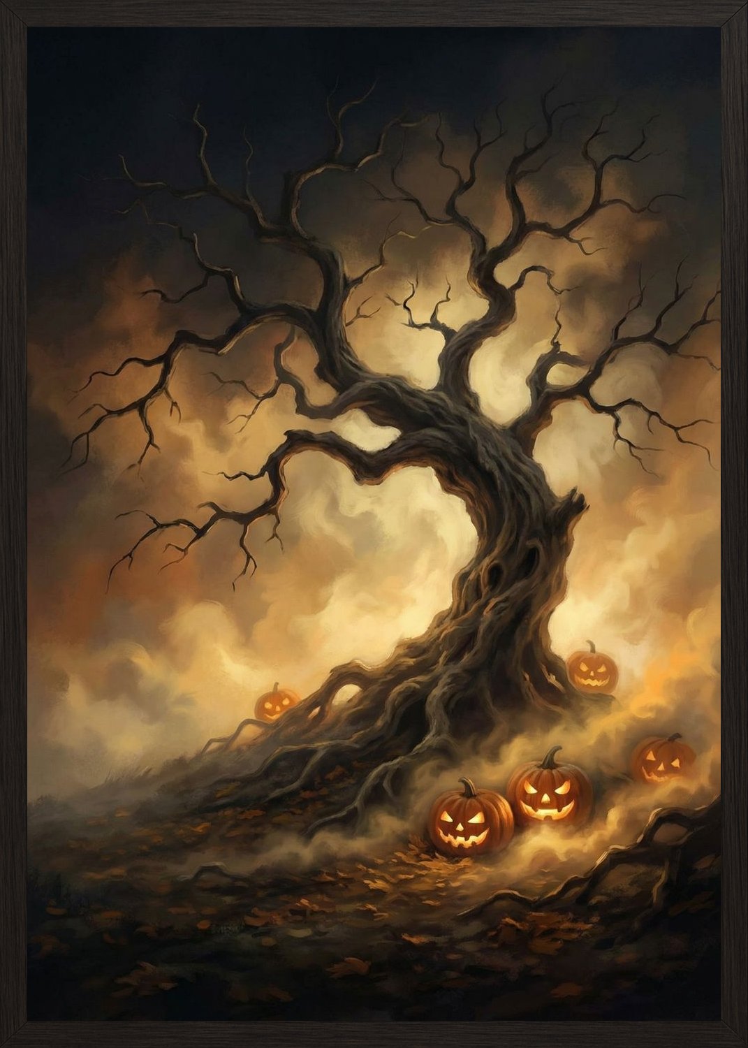 Poster in black frame