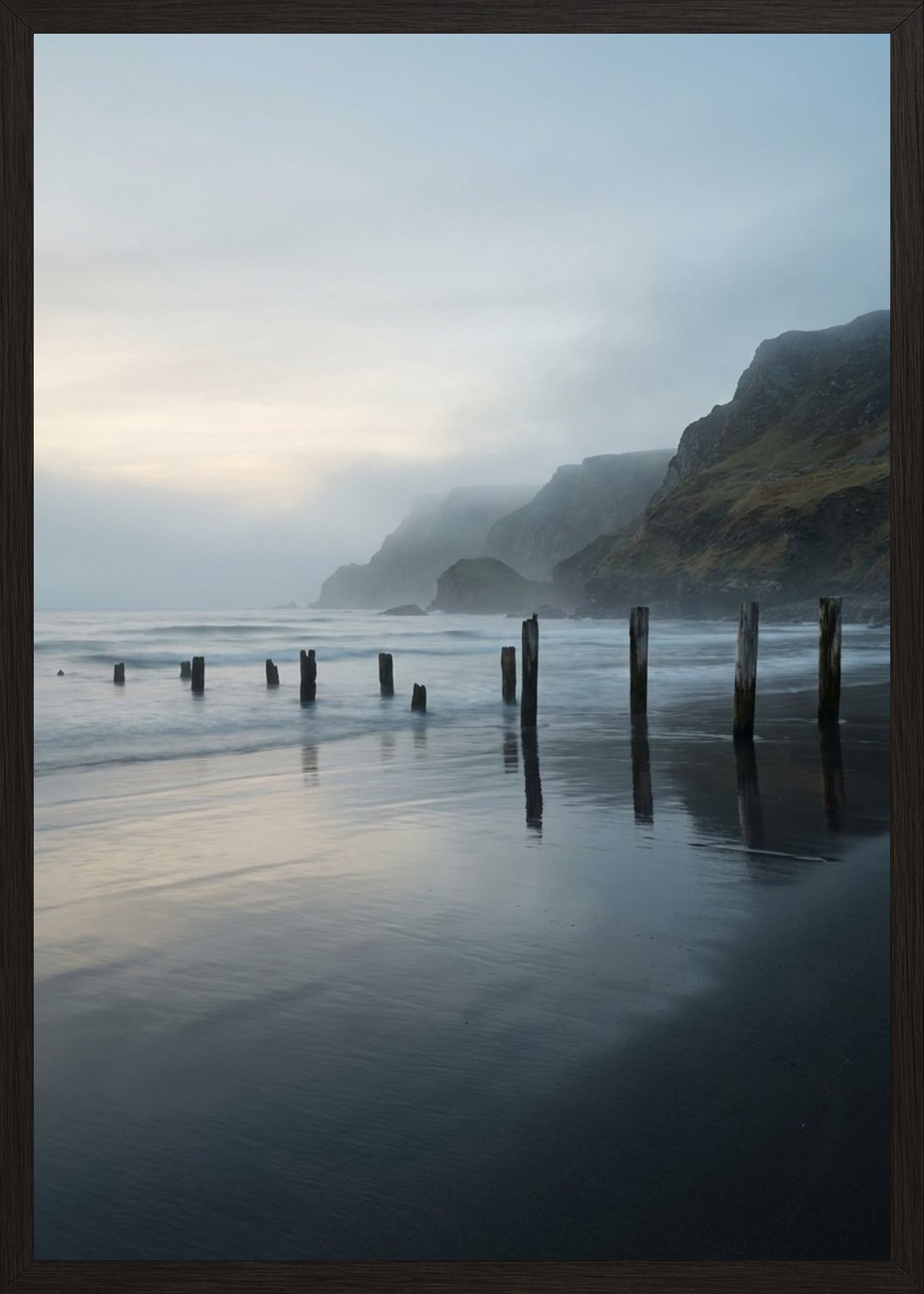 Poster in black frame