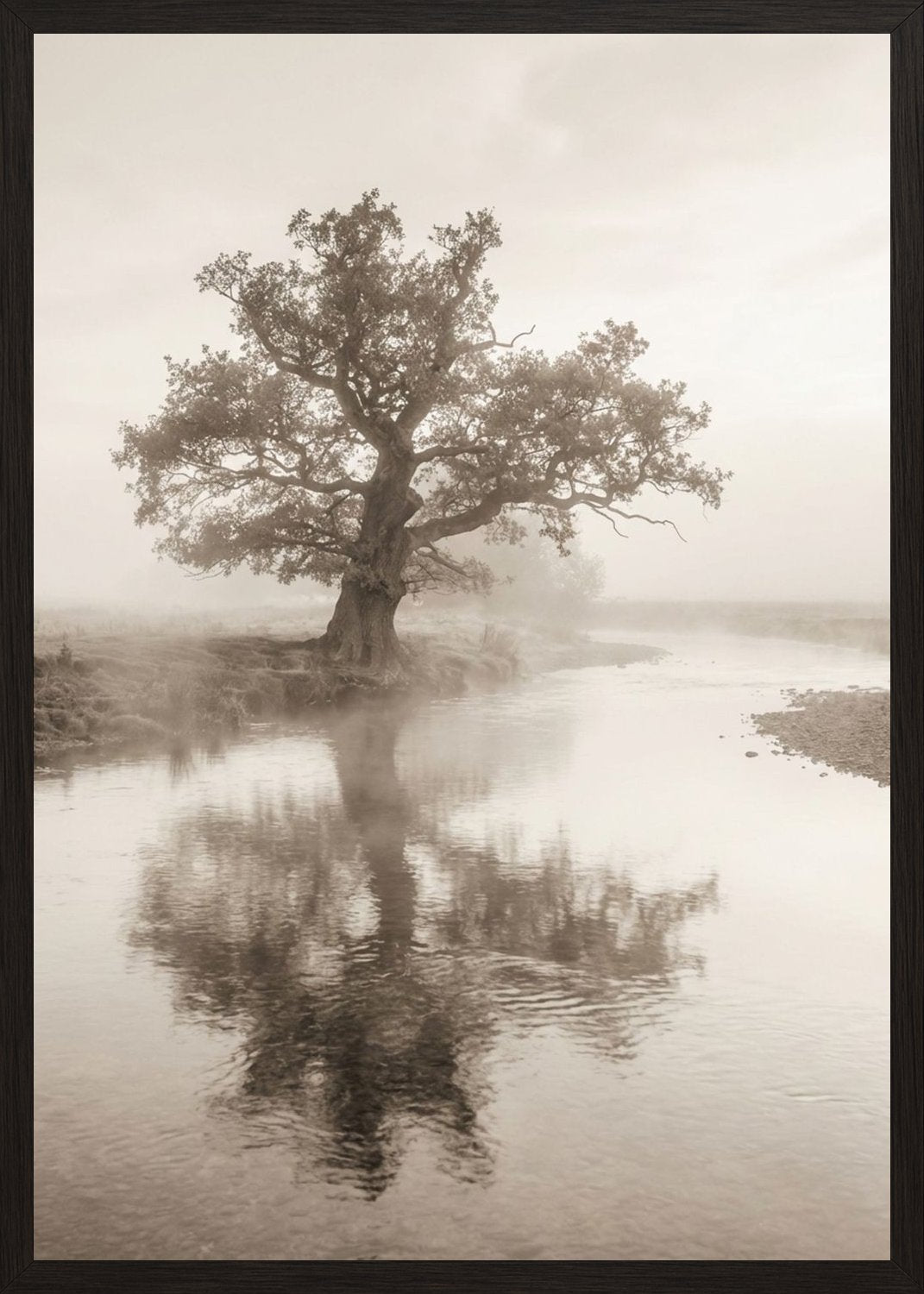 Poster in black frame