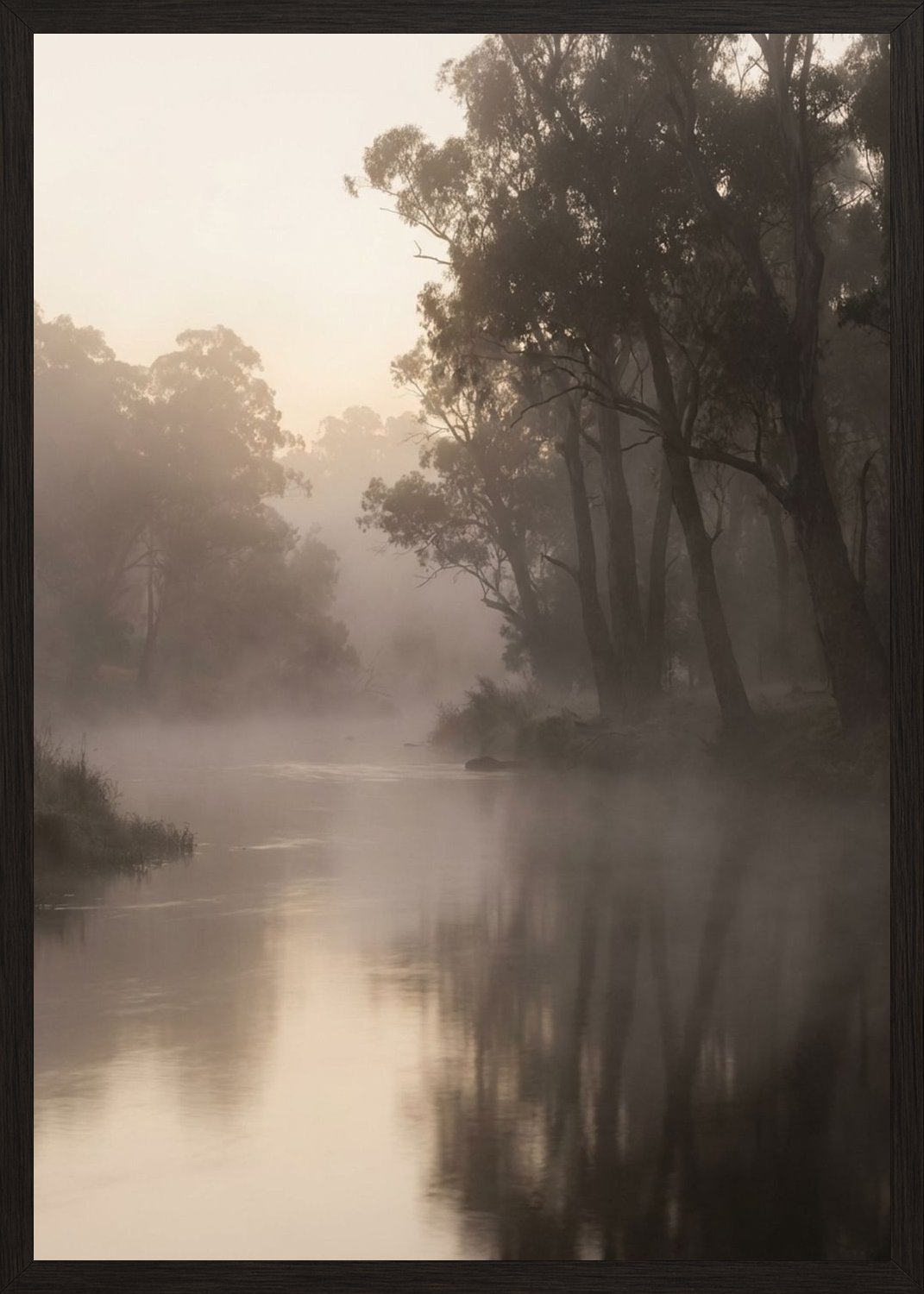 Poster in black frame