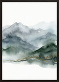 Poster in black frame