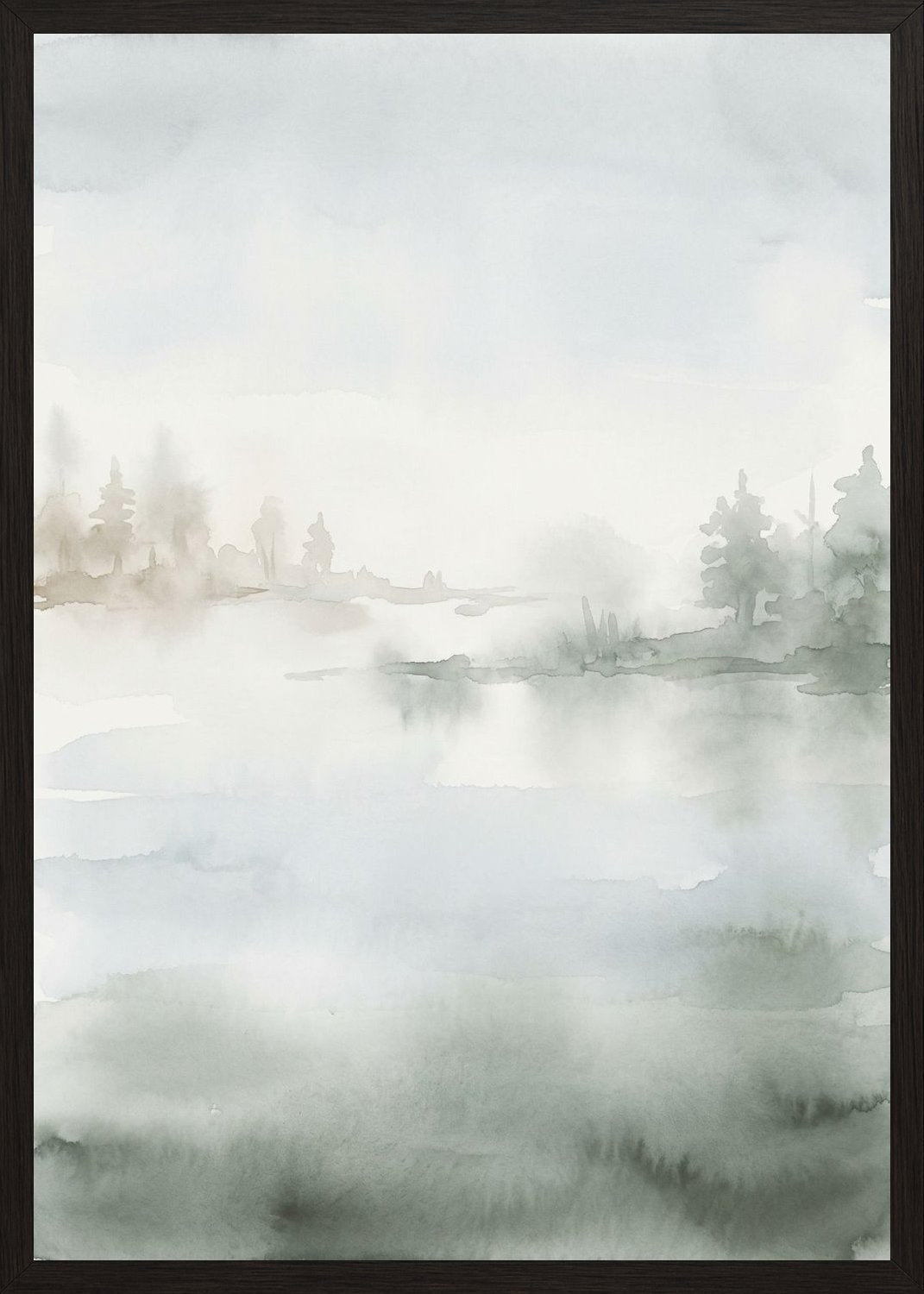 Poster in black frame