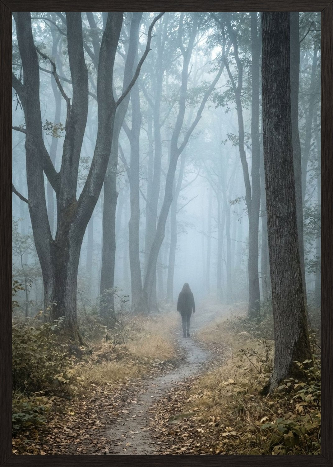 Poster in black frame